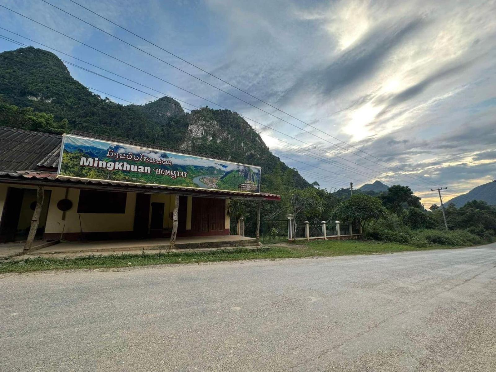 Mingkhuan Eco Homestay Nong Khiaw Ngoại thất bức ảnh